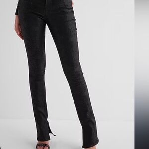 NWT Express Skyscraper Jeans Elegant Black Women's Jeans Size 6